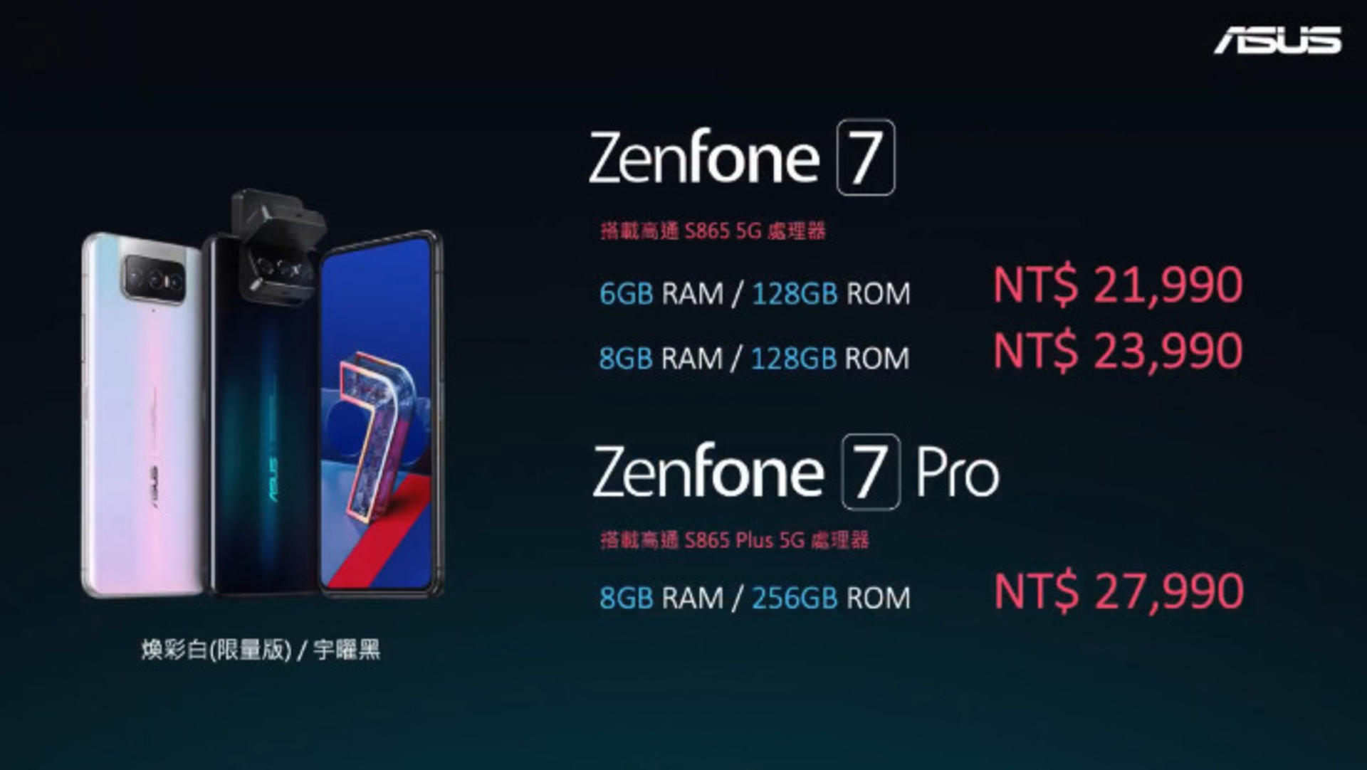 ˶ Zenfone 7 ϵзطתʽ㡢90Hz  OLED